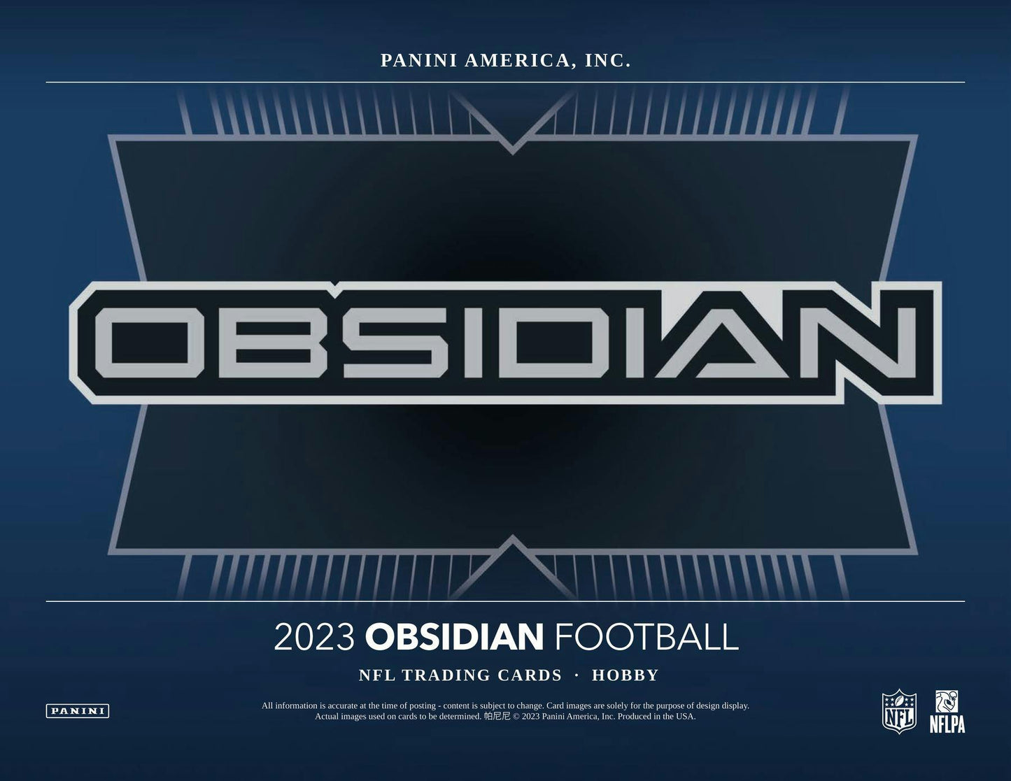 2023 Panini Obsidian Football, Hobby Box