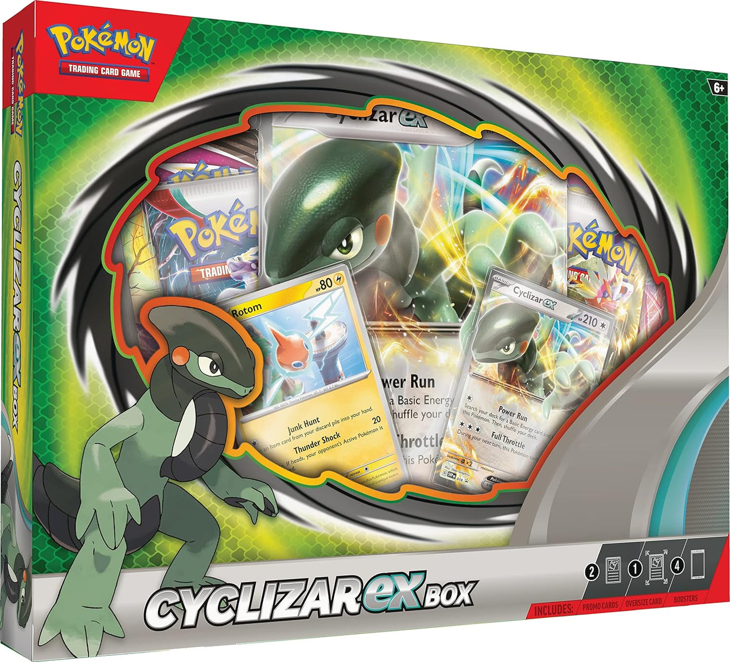 Pokémon TCG: Cyclizar EX Box (4 paquetes) 