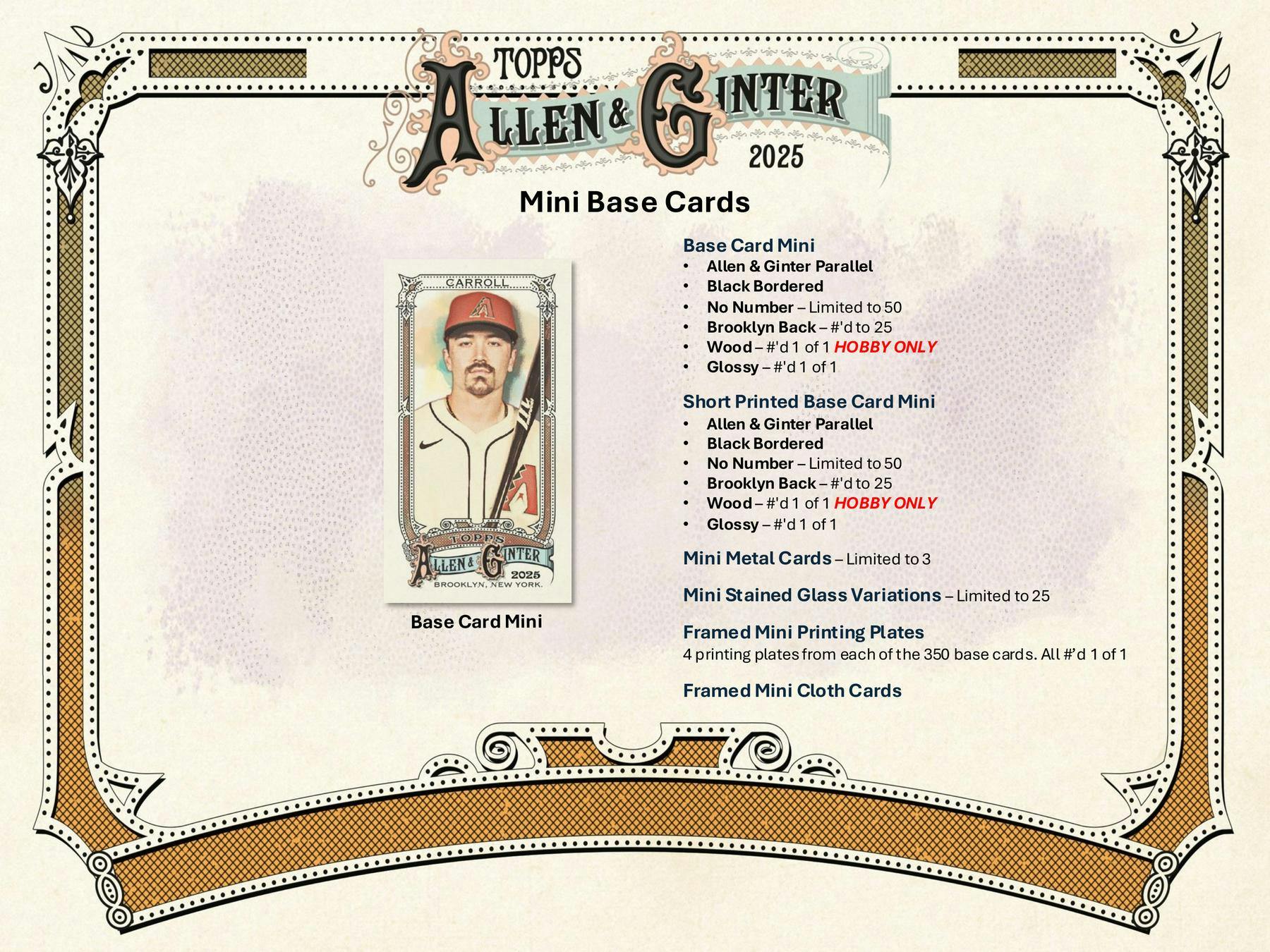 2025 Topps Allen & Ginter Baseball 8-Pack Blaster Box (12/3)