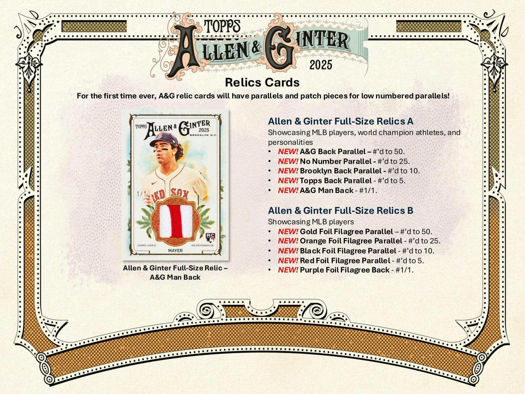 2025 Topps Allen & Ginter Baseball 8-Pack Blaster Box (12/3)