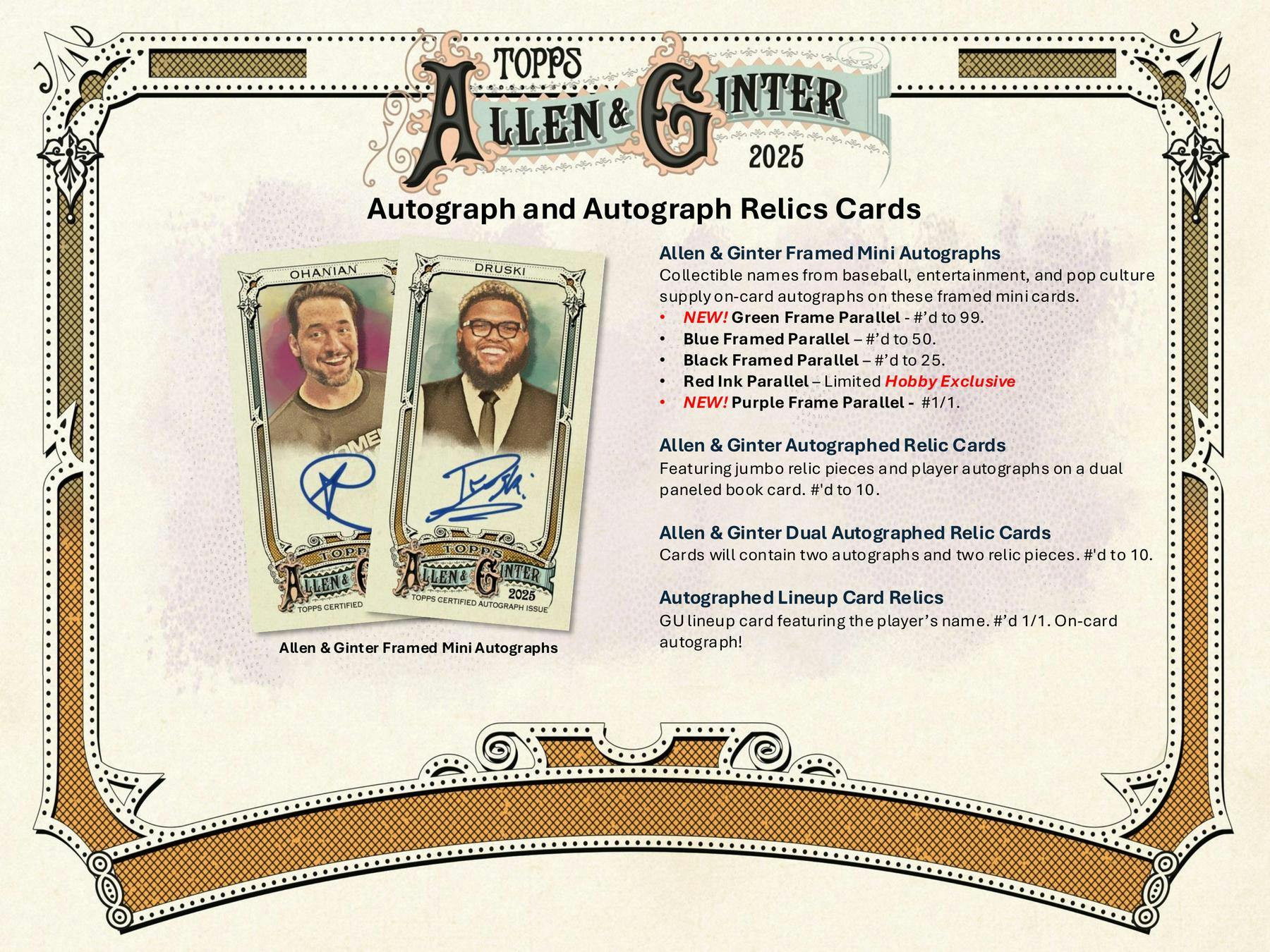 2025 Topps Allen & Ginter Baseball 8-Pack Blaster Box (12/3)