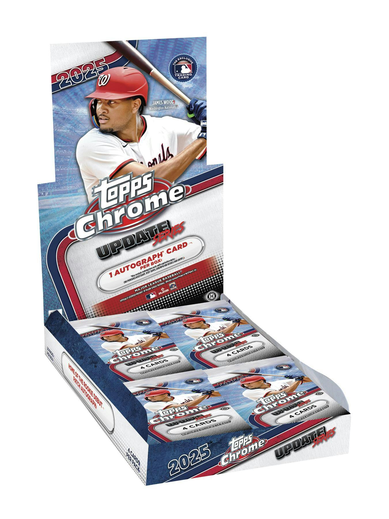 2025 Topps Chrome Update Series Baseball Hobby Box (Presell 12/10)