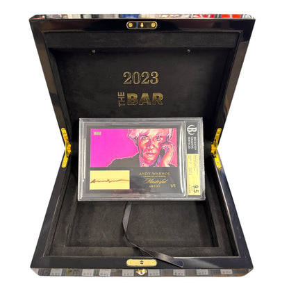 2023 Keepsake The Bar 1/1 Cut Autograph Edition #BAR47 Andy Warhol Auto – BGS 9.5 Slabbed (5x7 Silver Bar Artwork)
