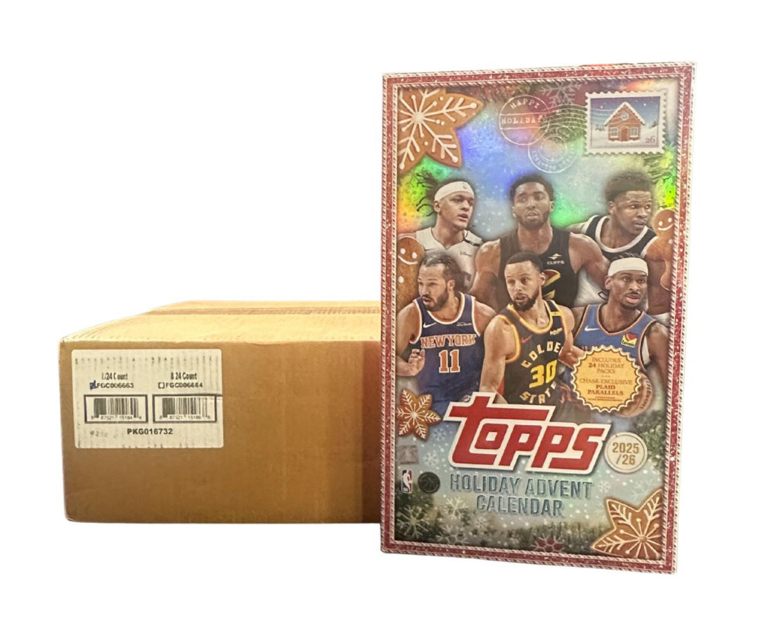 2025-26 Topps Holiday Basketball Countdown Calendar 8-Box Case (10/30)
