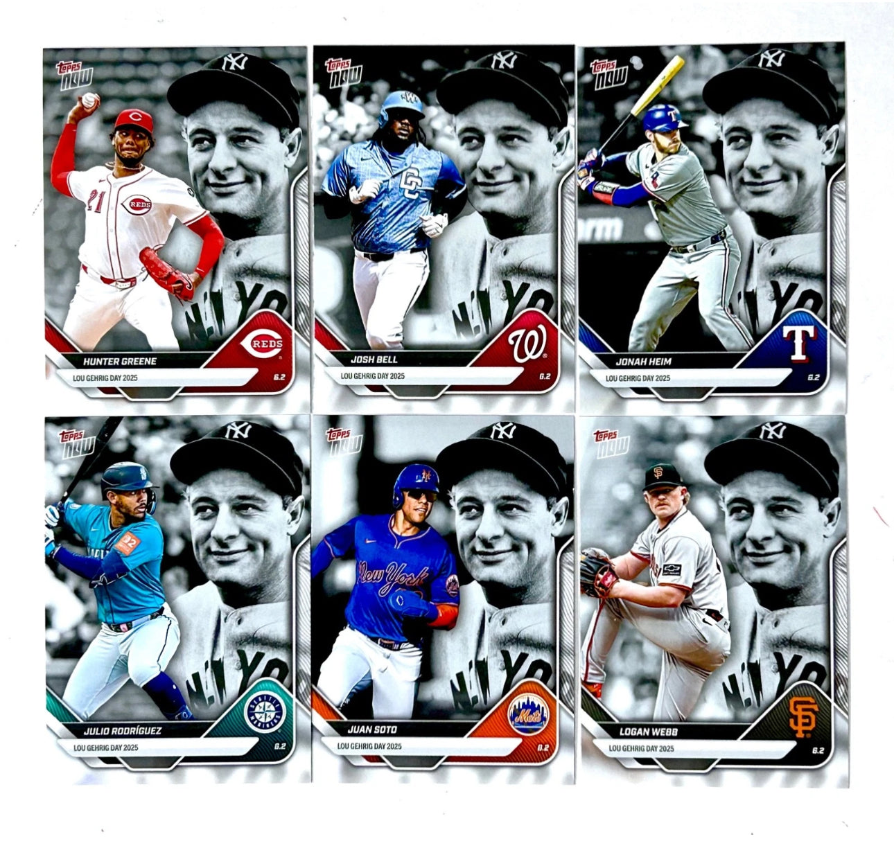 2025 Topps Now Lou Gehrig Day 30-Card Complete Set (PR:4188)