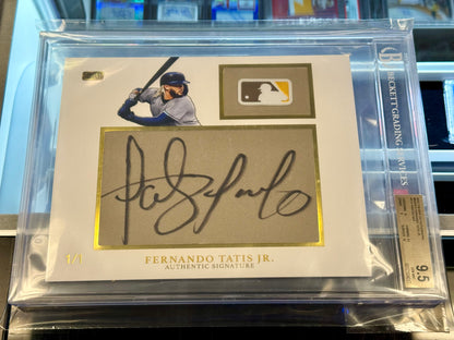 2023 The Bar Cut Autographs #BAR612 Fernando Tatis Jr. 8x10 Printed Bar (BGS 9.5)