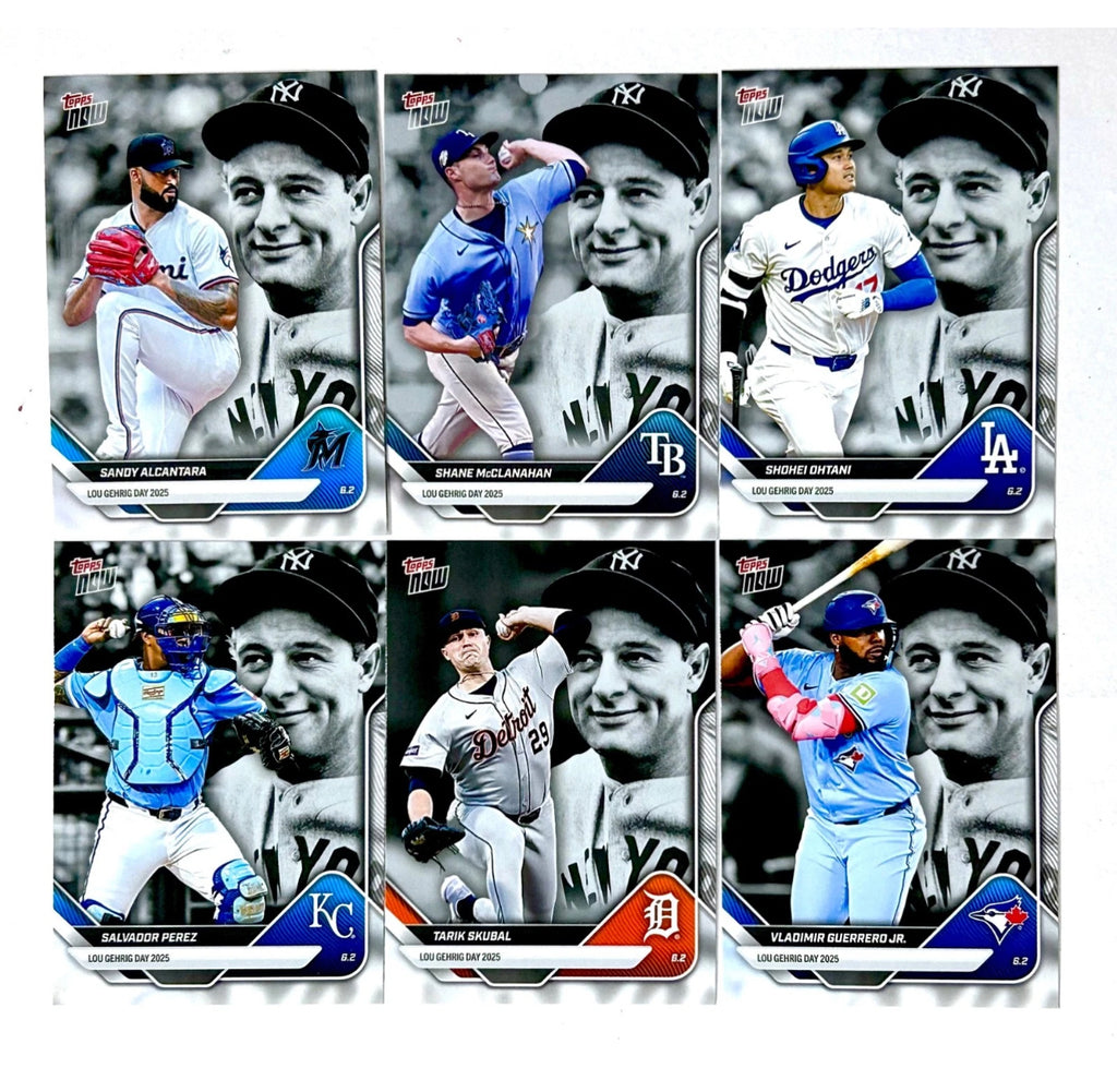 2025 Topps Now Lou Gehrig Day 30-Card Complete Set (PR:4188)