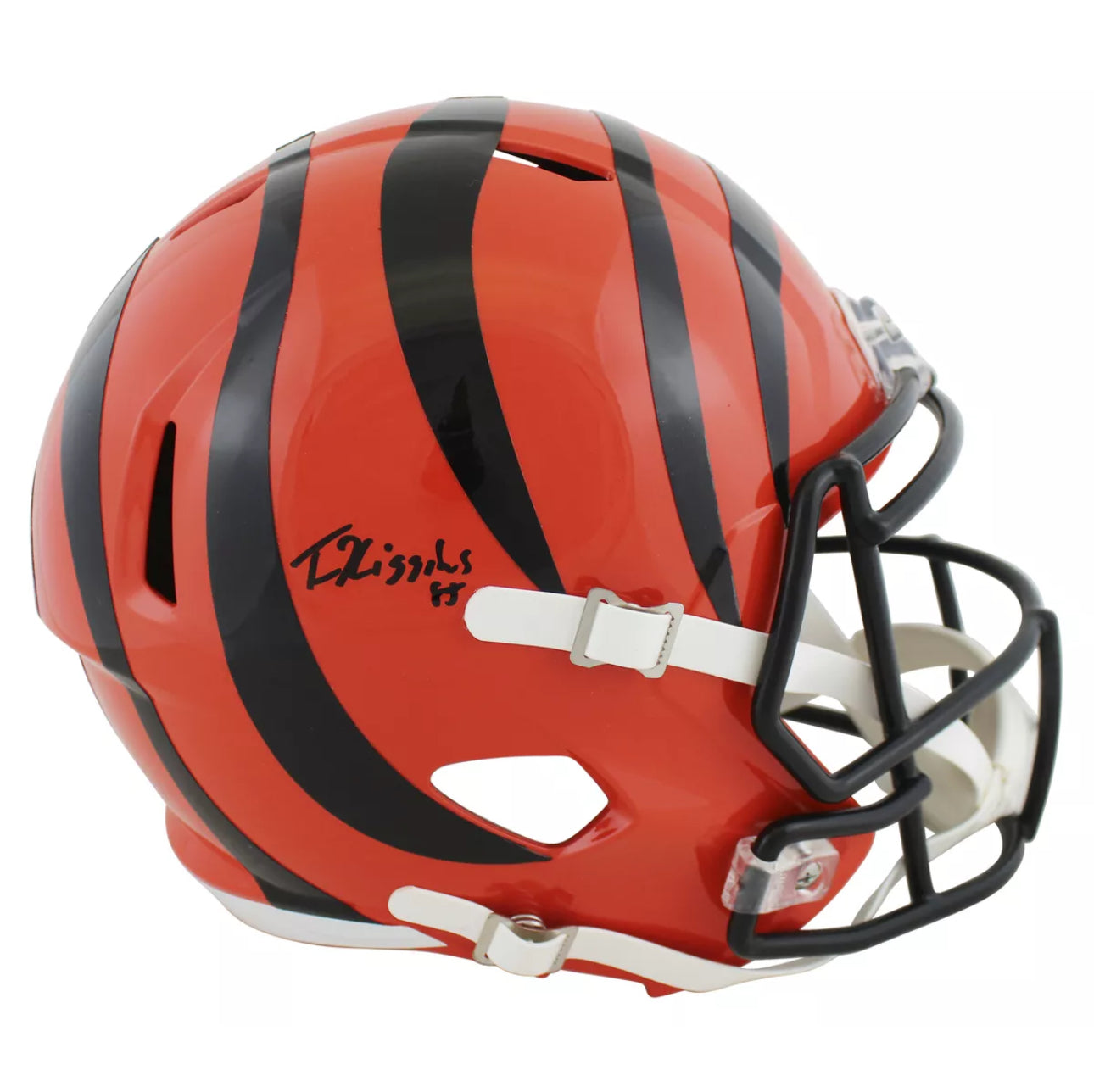 Tee Higgins (Bengals #85) autographed full size helmet w/ Beckett COA