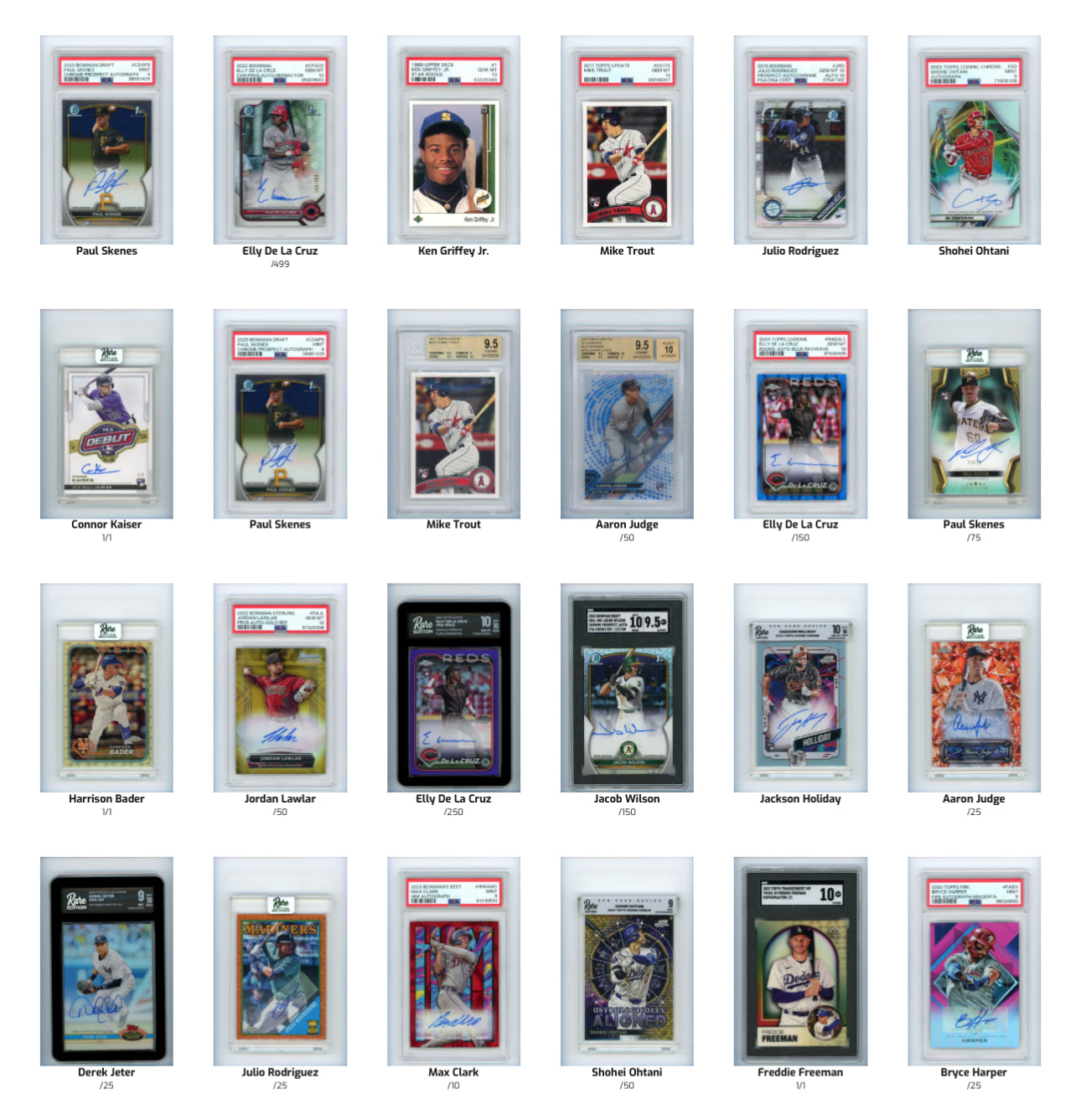 2025 Rare Edition Multiverse™ RE|PACK Baseball Series 1 Hobby Box (1 Card)