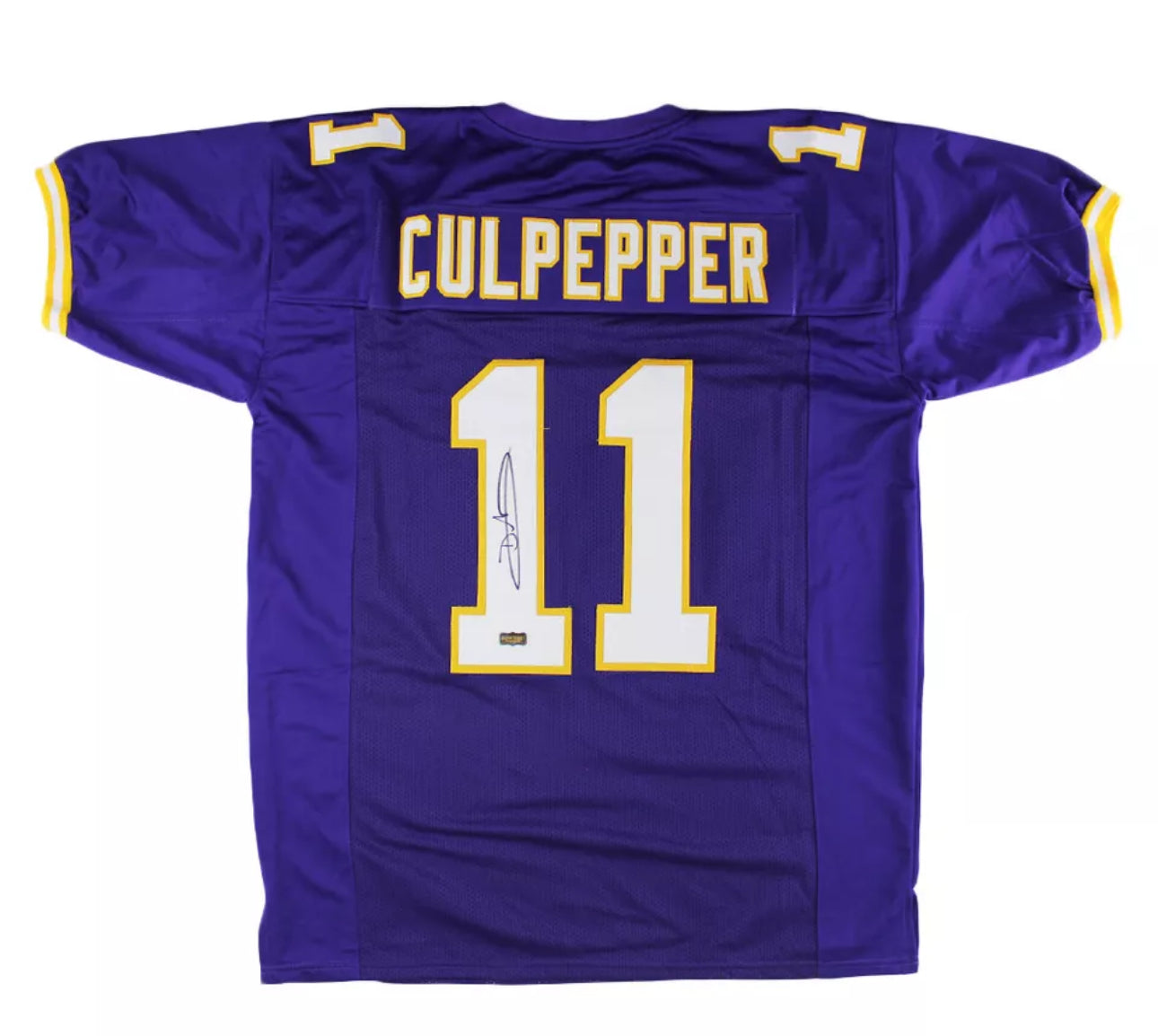 Daunte Culpepper (Minnesota Vikings #11) autographed custom purple jersey w/ TriStar COA