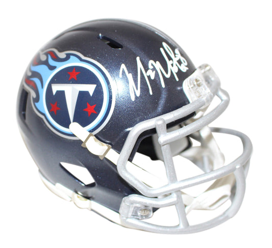 Marcus Mariota Autographed Tennessee Titans Mini Helmet BAS w/ Beckett COA