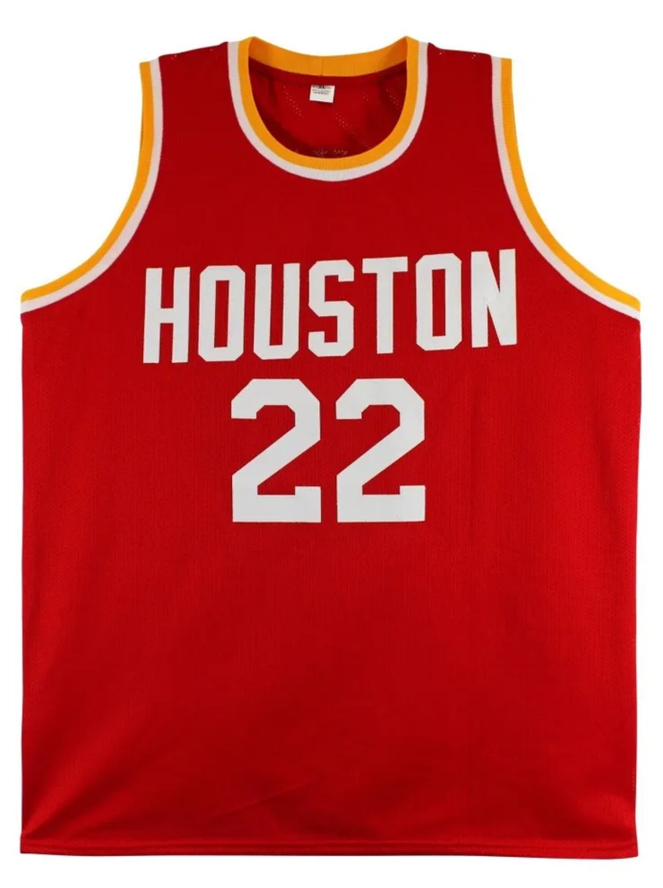 Clyde Drexler (Houston Rockets) autographed jersey w/ COA