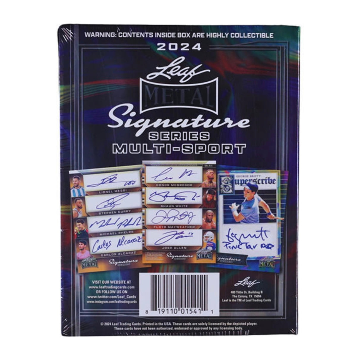 2024 Leaf Metal Signature Series Multi-Sport, Hobby Box