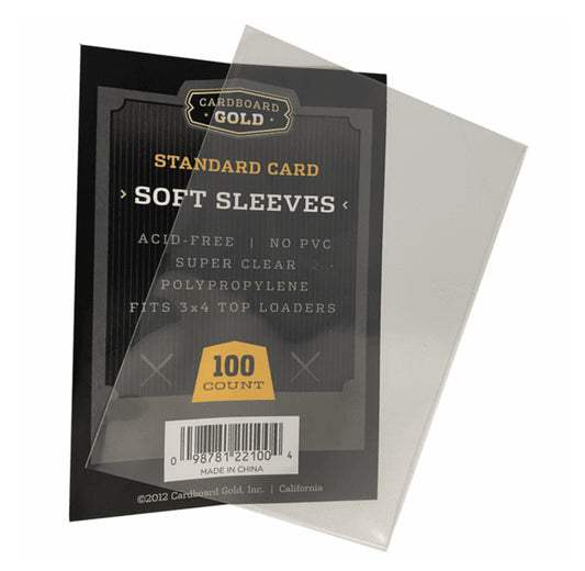 CBG Standard Soft Sleeves, 100ct Pack