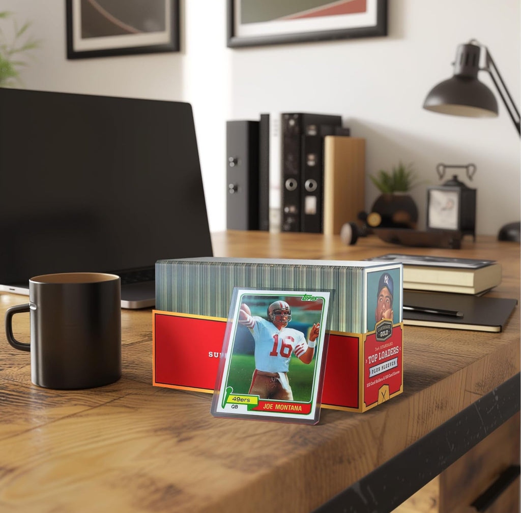 CBG Top Loaders 3x4 Standard (35pt) 100ct & 100 Soft Sleeves Bundle