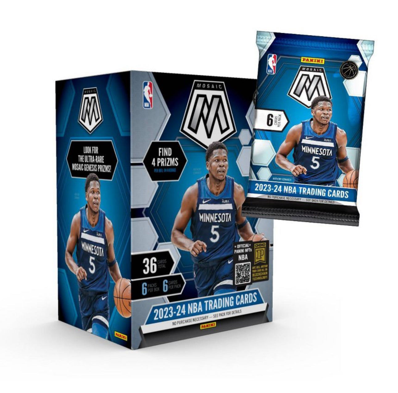 2023-24 Panini Mosaic Basketball, Blaster Box