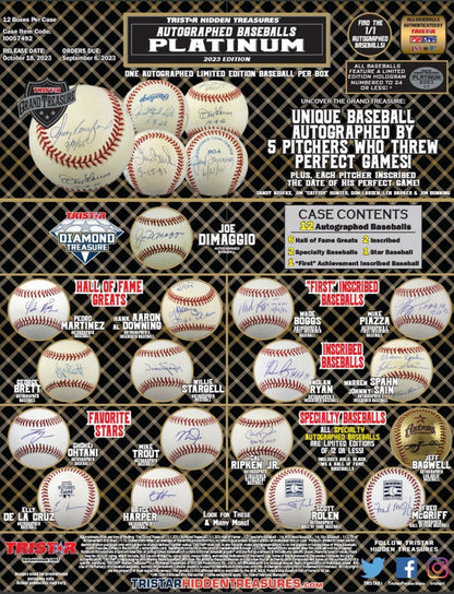2023 TriStar Hidden Treasures Autographed Baseball Platinum Edition Box