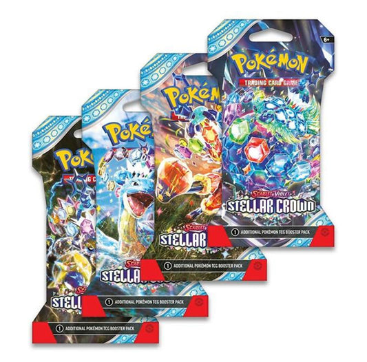 Pokémon TCG: Scarlet & Violet - Stellar Crown, Sleeved Booster Pack