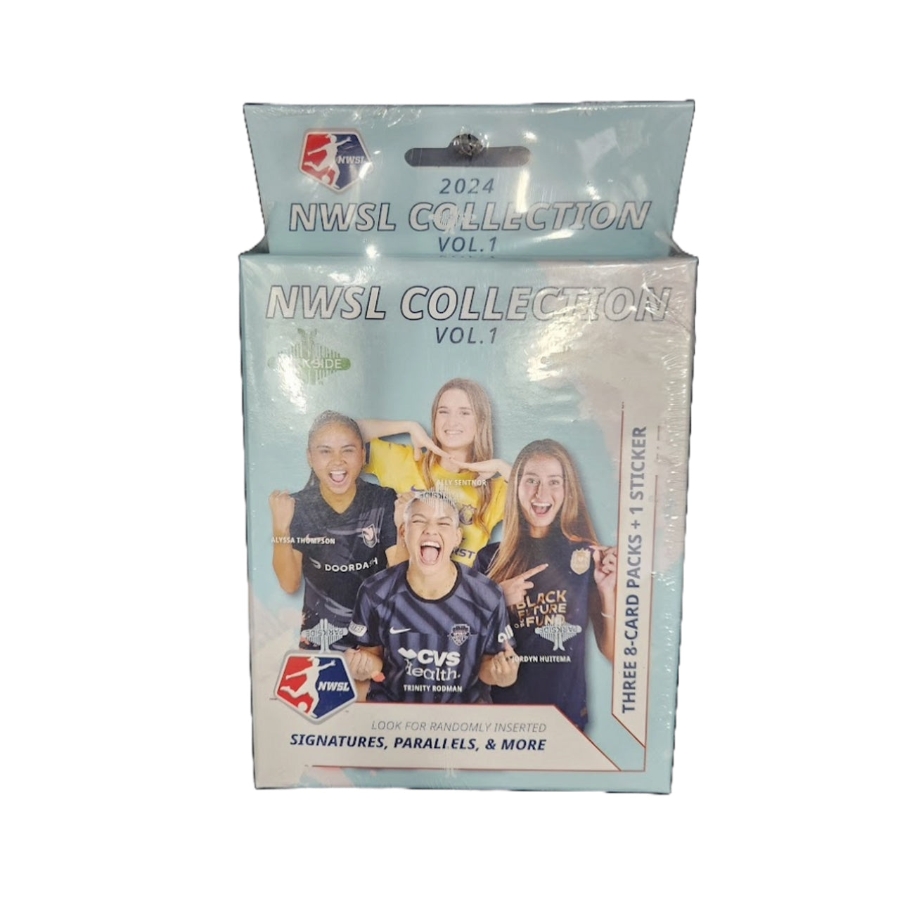 2024 Parkside NWSL Women’s Soccer Collection Vol. 1 25ct, Hanger Box