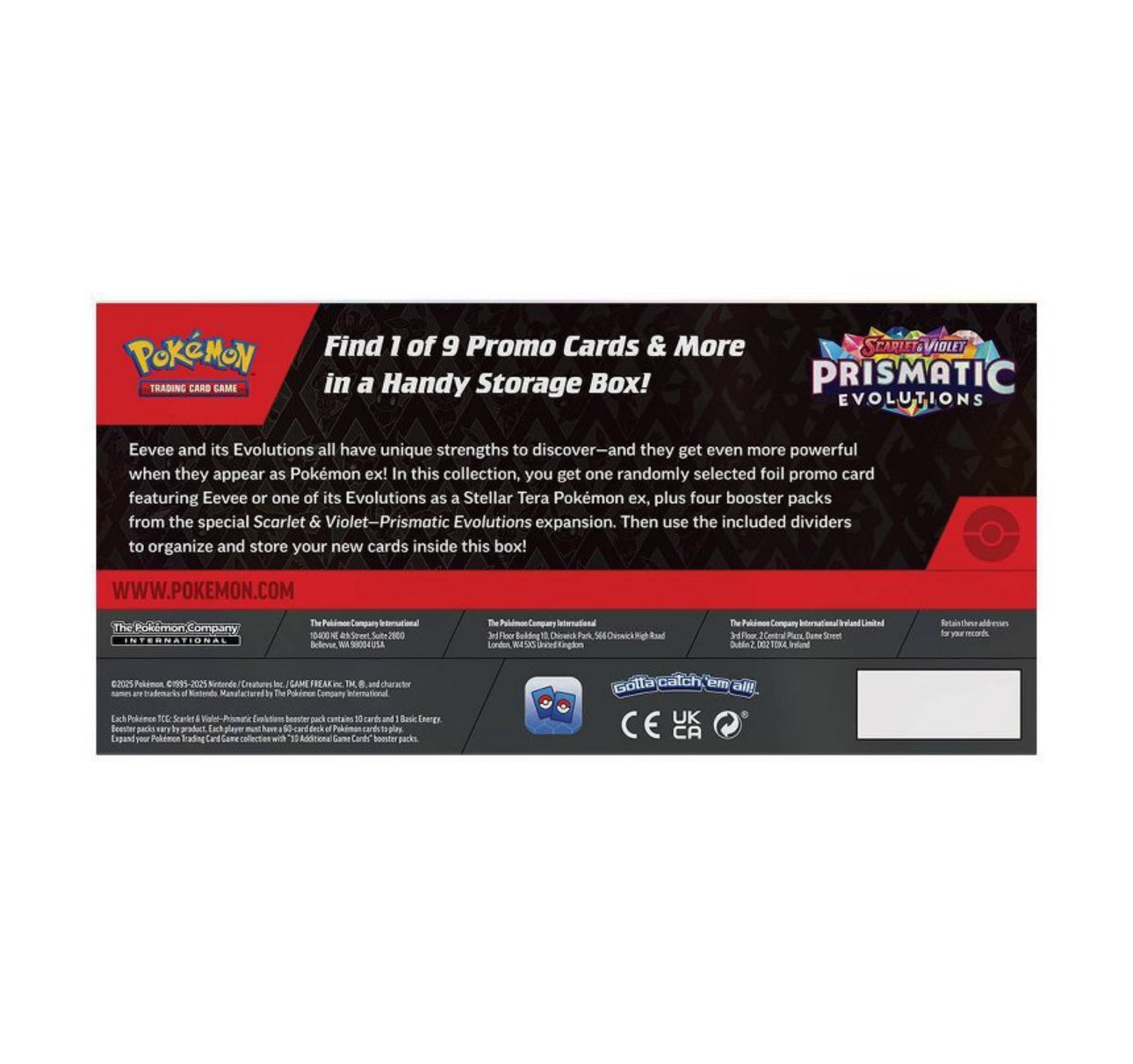 Pokémon TCG: Scarlet & Violet - Prismatic Evolutions Surprise Box
