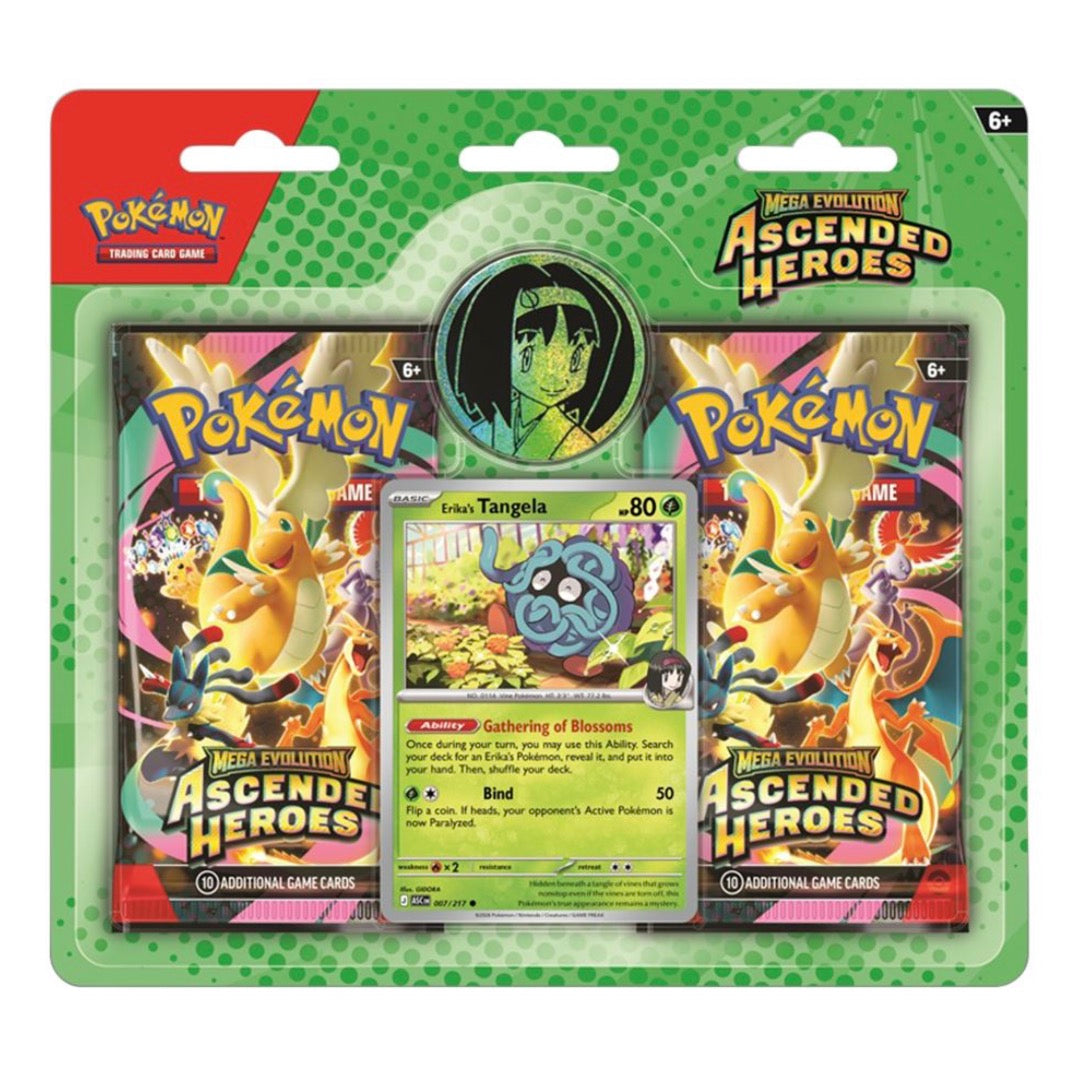 Pokémon TCG: Mega Evolution: Ascended Heroes: 2-Pack Blister (Random Promo)
