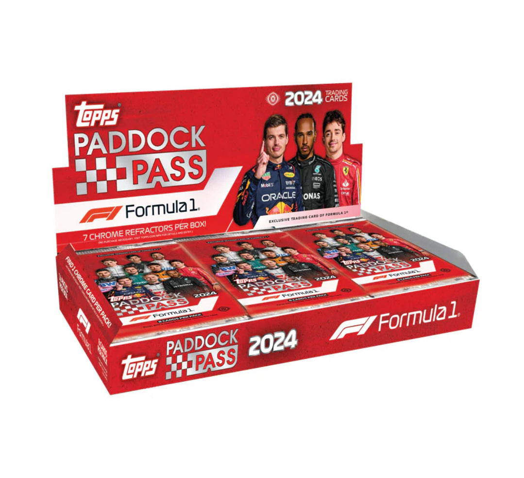 2024 Topps Paddock Pass Formula 1, Hobby Box (Pre Order 12/13)