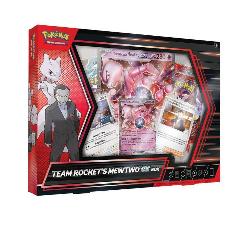 Pokémon TCG: Team Rocket's Mewtwo ex Box