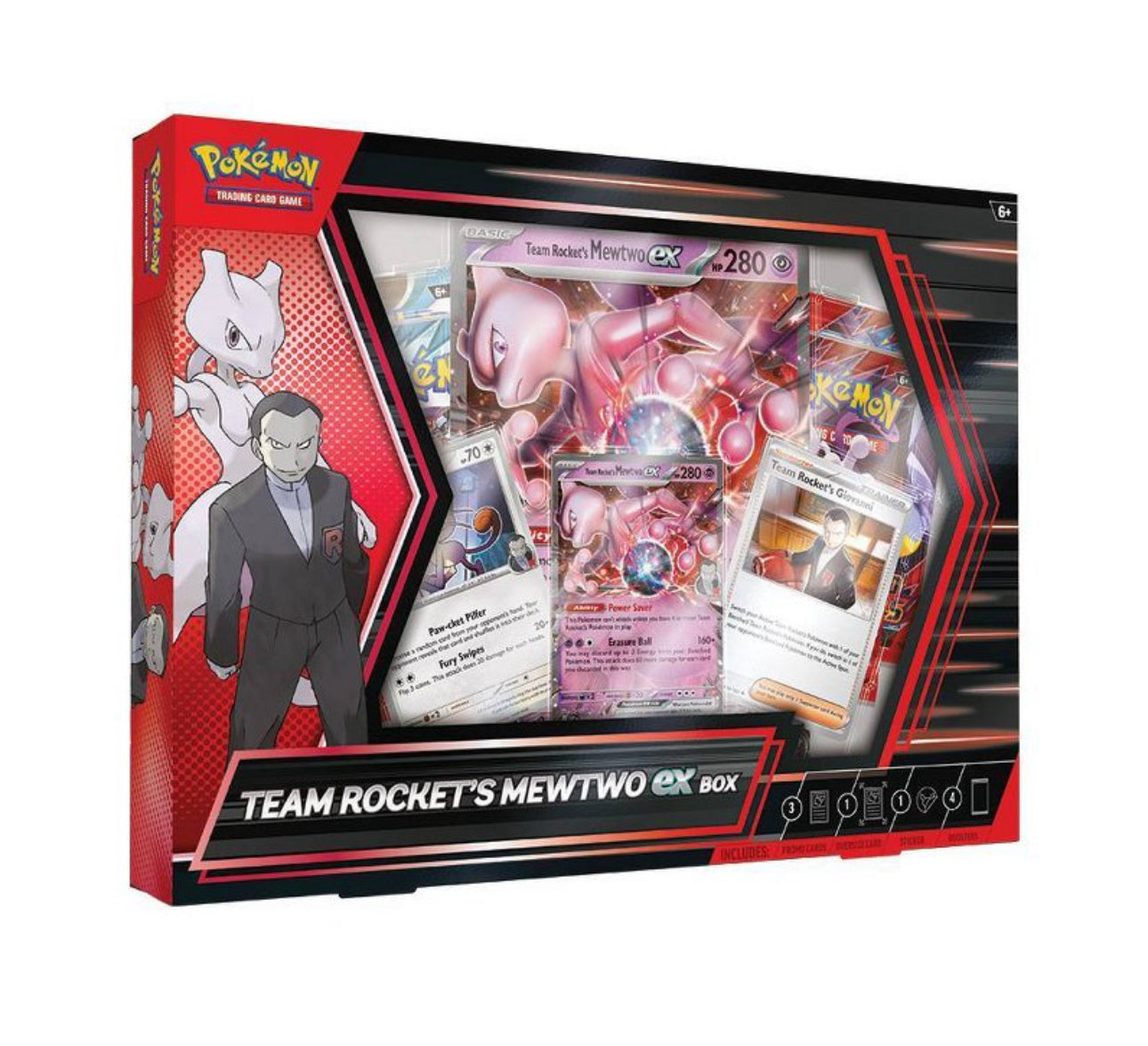 Pokémon TCG: Team Rocket's Mewtwo ex Box