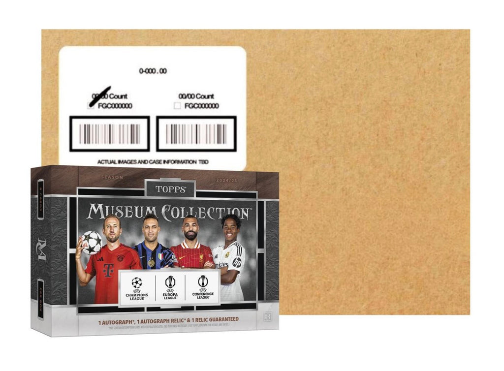 2024-25 Topps UEFA Club Competitions Museum Collection Soccer Hobby Box (12/30)