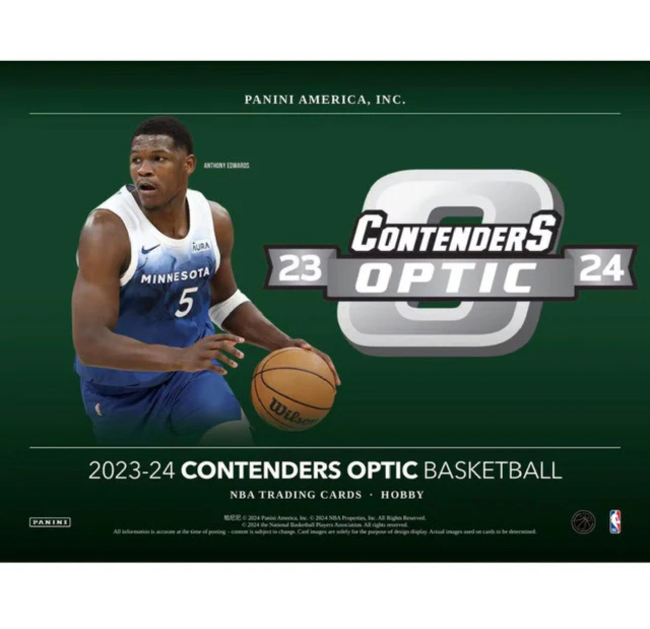 2023-24 Panini Contenders Optic Basketball Hobby Box (Presell 1/3/25)