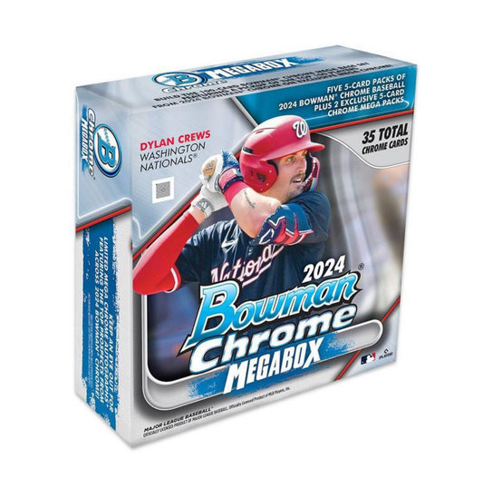 2024 Topps Bowman Chrome MLB Baseball, Mega Box