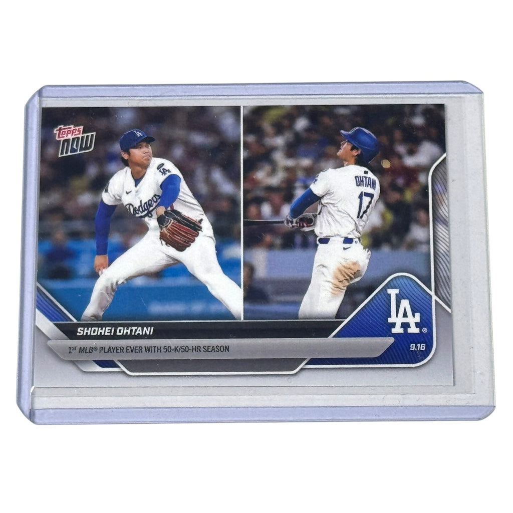 2025 Topps Now MLB Shohei Ohtani 1st MLB Player Ever With 50-K/50-HR SEASON (9.16.25) #721