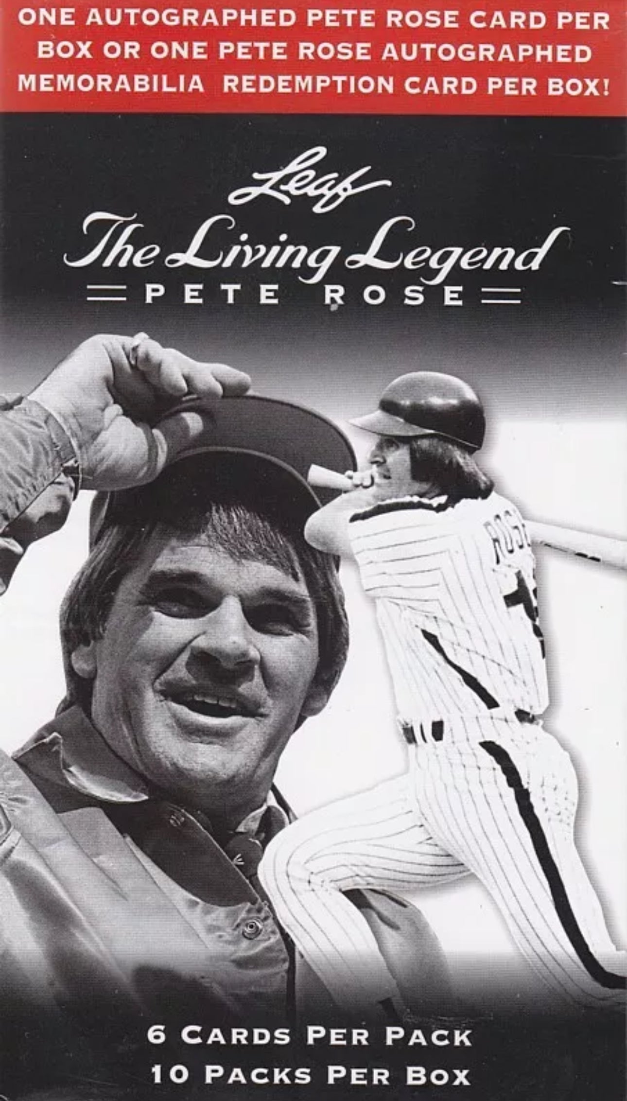 2012 Leaf Pete Rose The Living Legend Baseball, Blaster Box