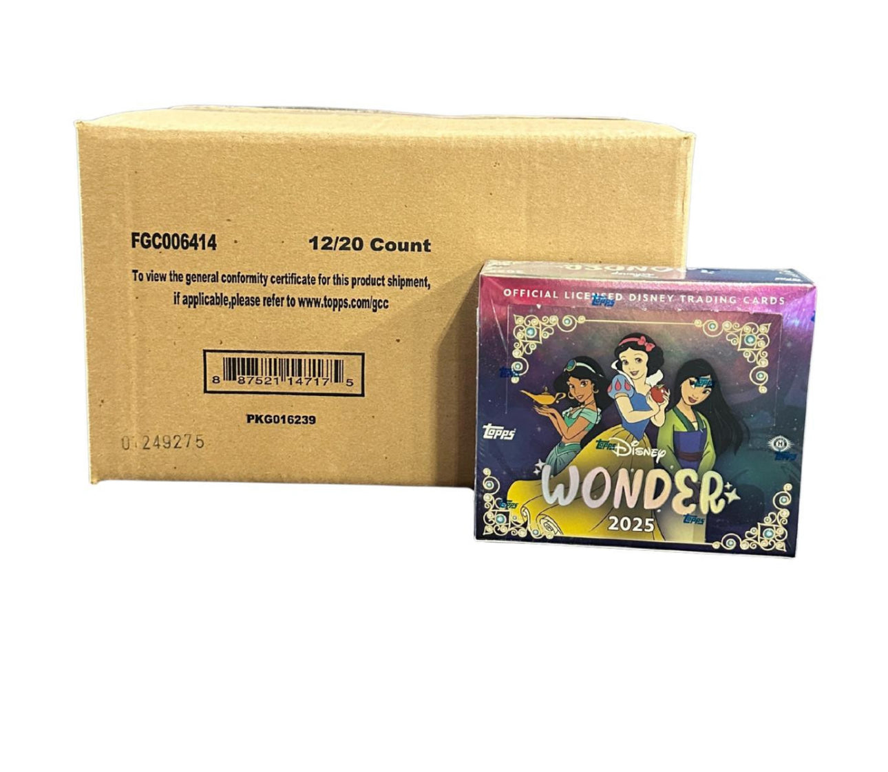 2025 Topps Disney Wonder Hobby 12-Box Case