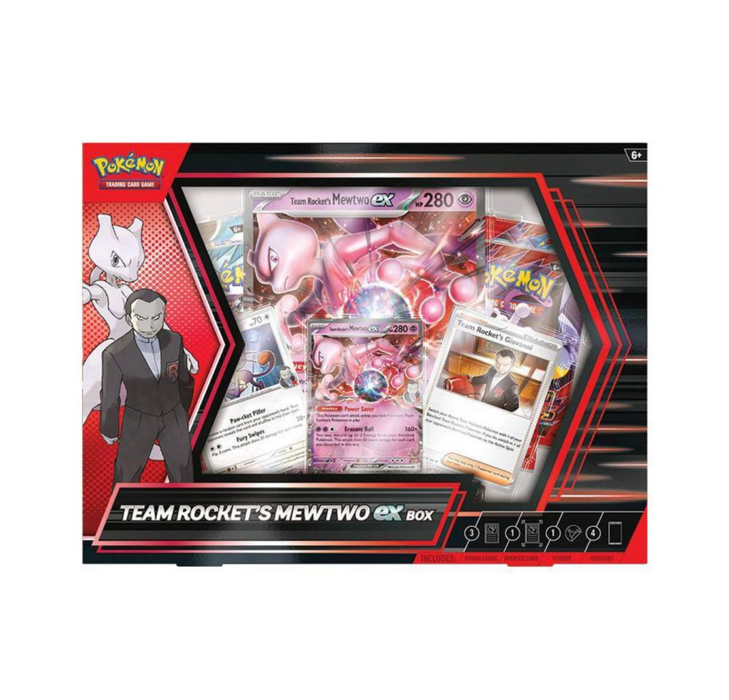Pokémon TCG: Team Rocket's Mewtwo ex Box