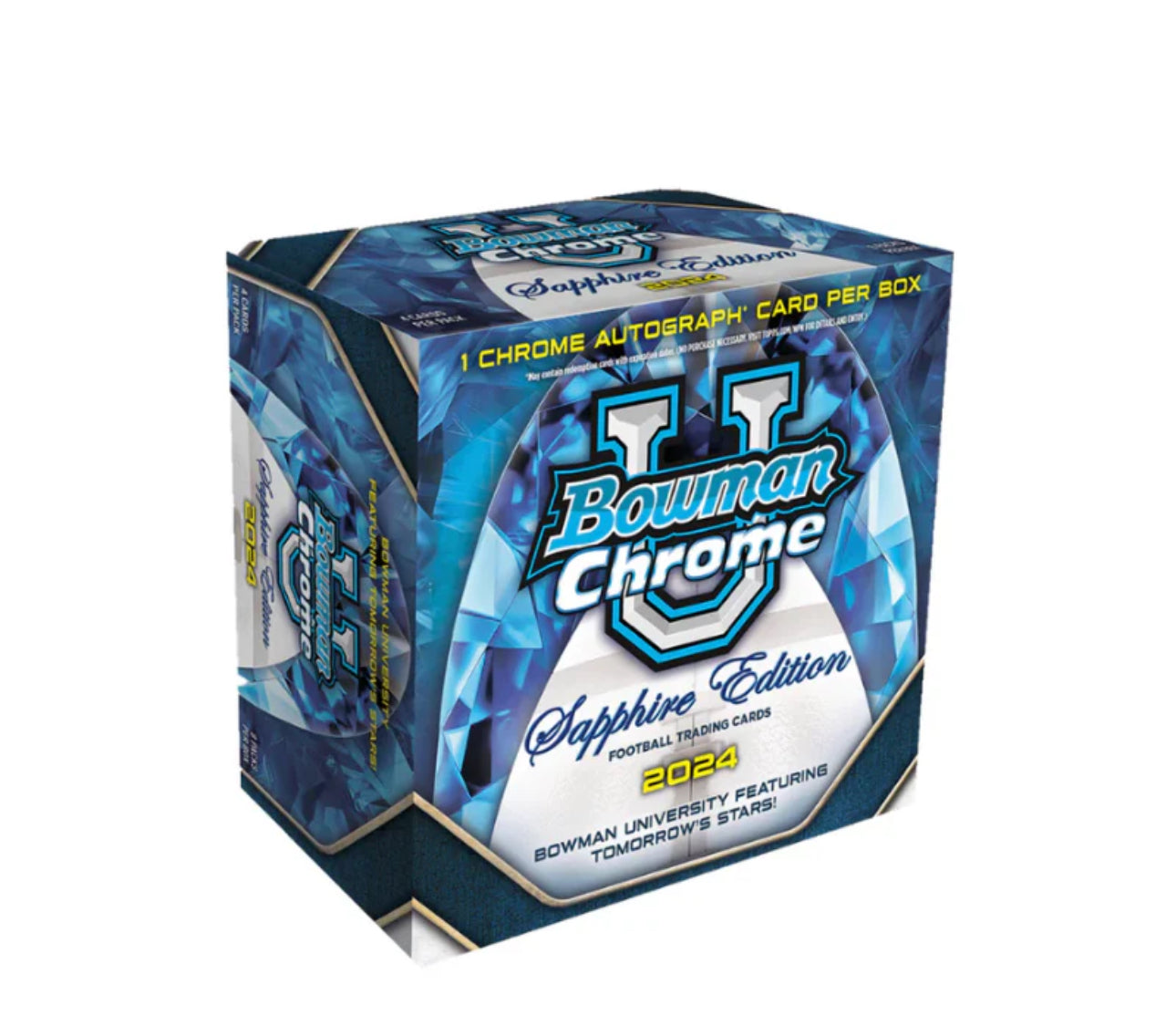 2024 Bowman Chrome University Football Sapphire Edition Box