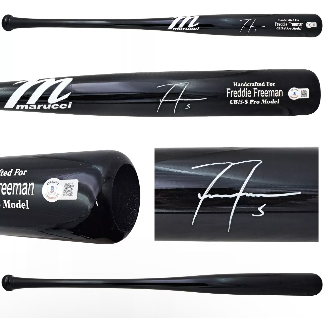 Freddie Freeman Autographed Marucci Game Model Bat