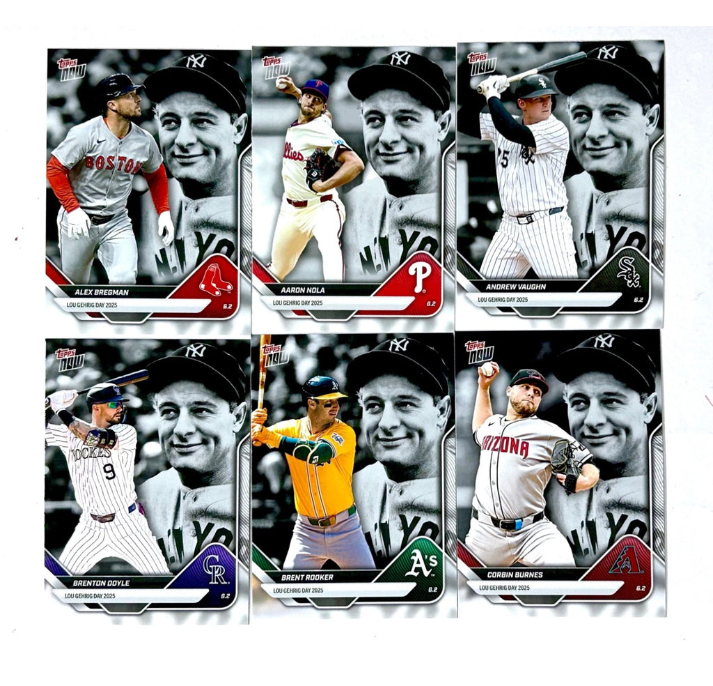 2025 Topps Now Lou Gehrig Day 30-Card Complete Set (PR:4188)