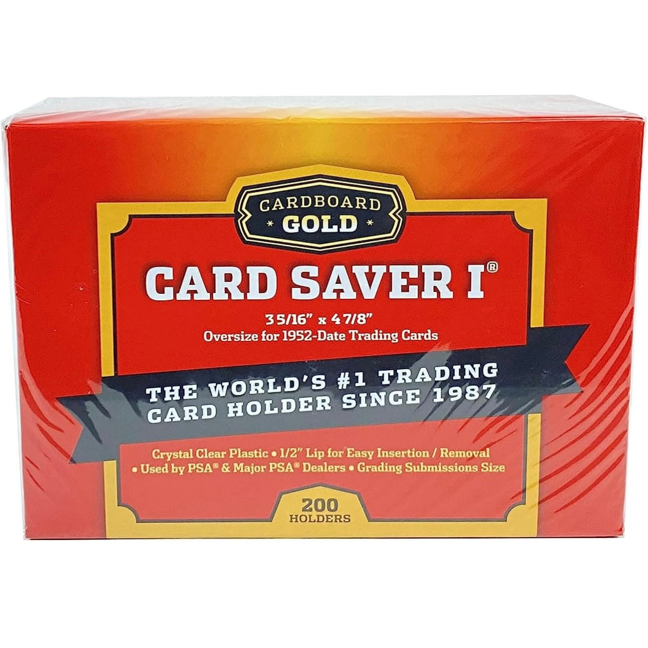 CBG Card Saver 1 (3-5/6”x4-7/8”), 50ct x4 (Case of 200)