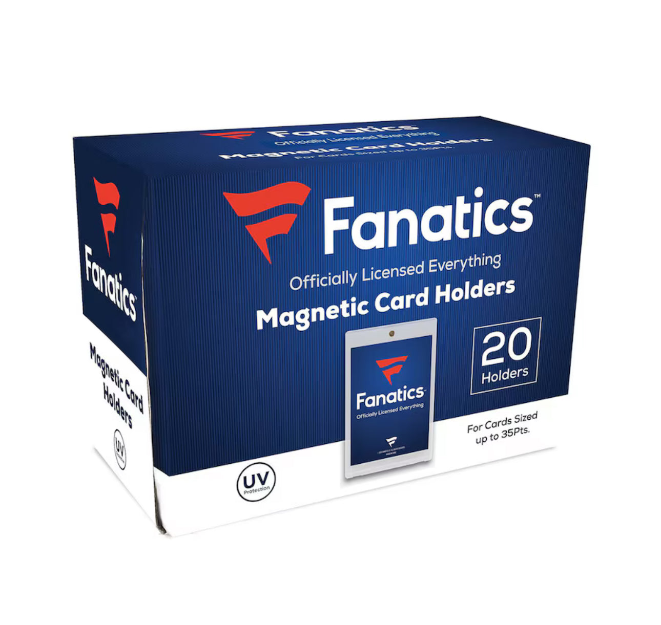 Fanatics 35pt Magnetic Card Holder, 20-Count Box