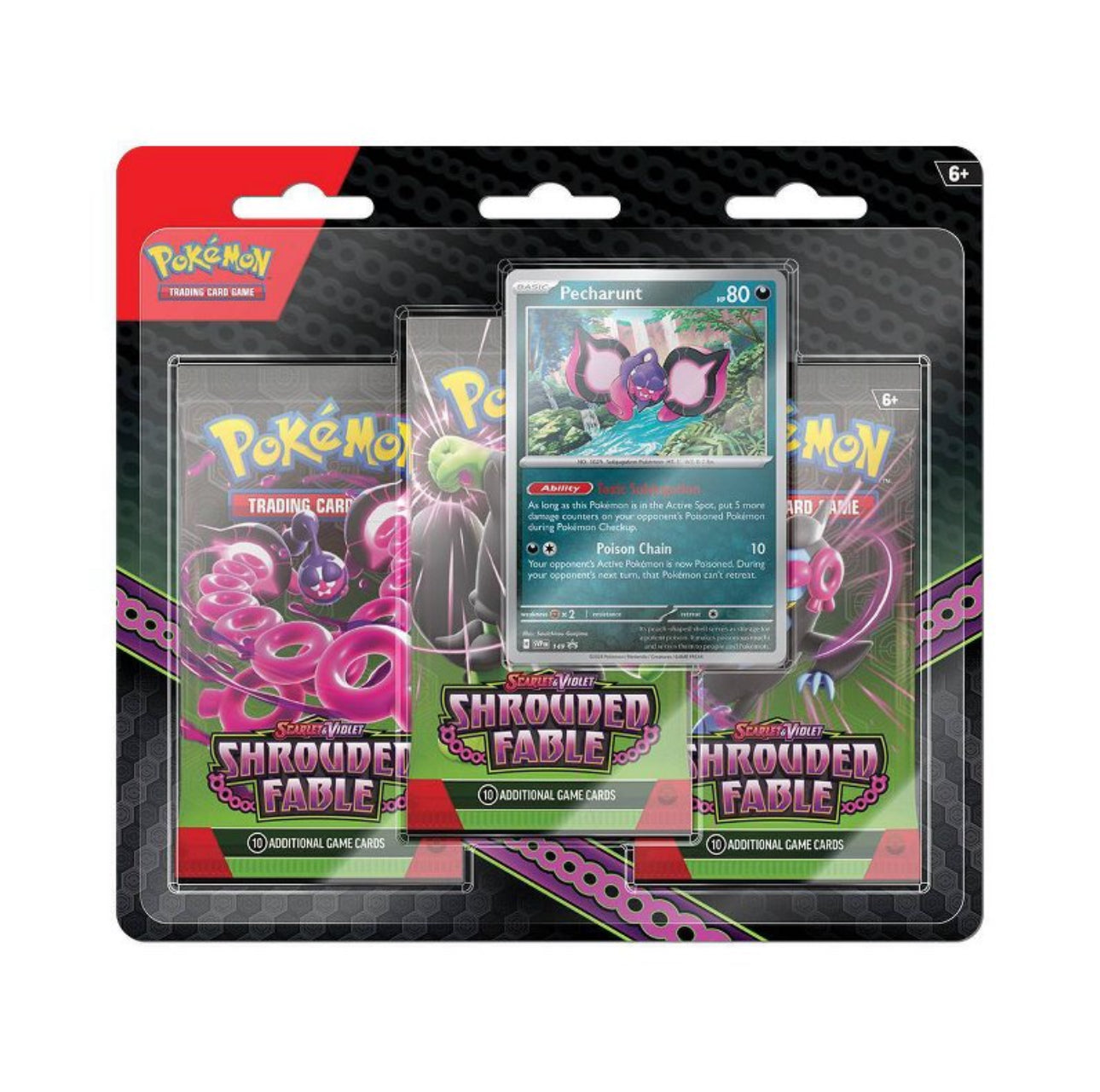 Pokémon TCG: Scarlet & Violet Shrouded Fable 3 Pack Booster Blister