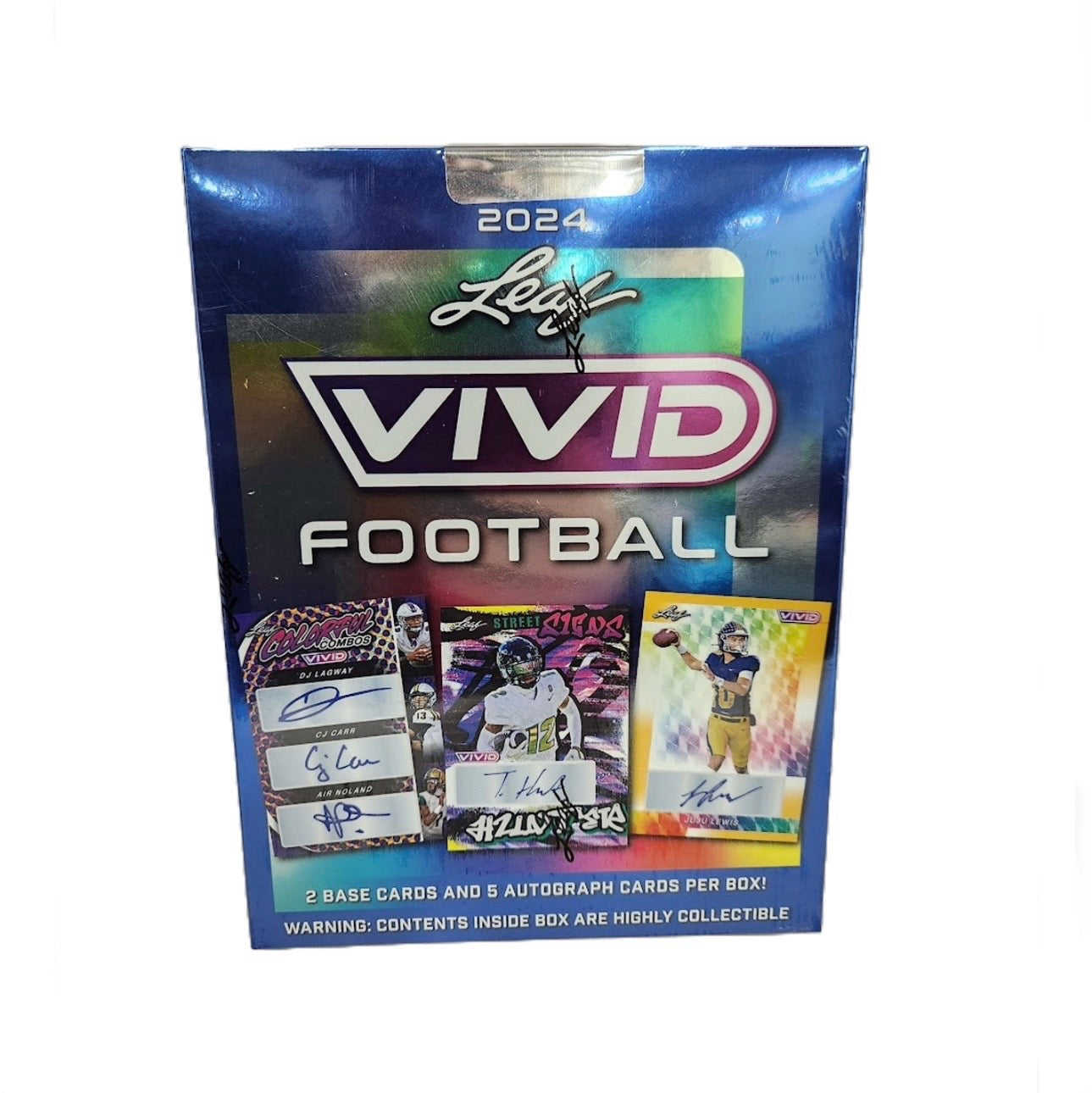 2024 Leaf Vivid Football, Hobby Box