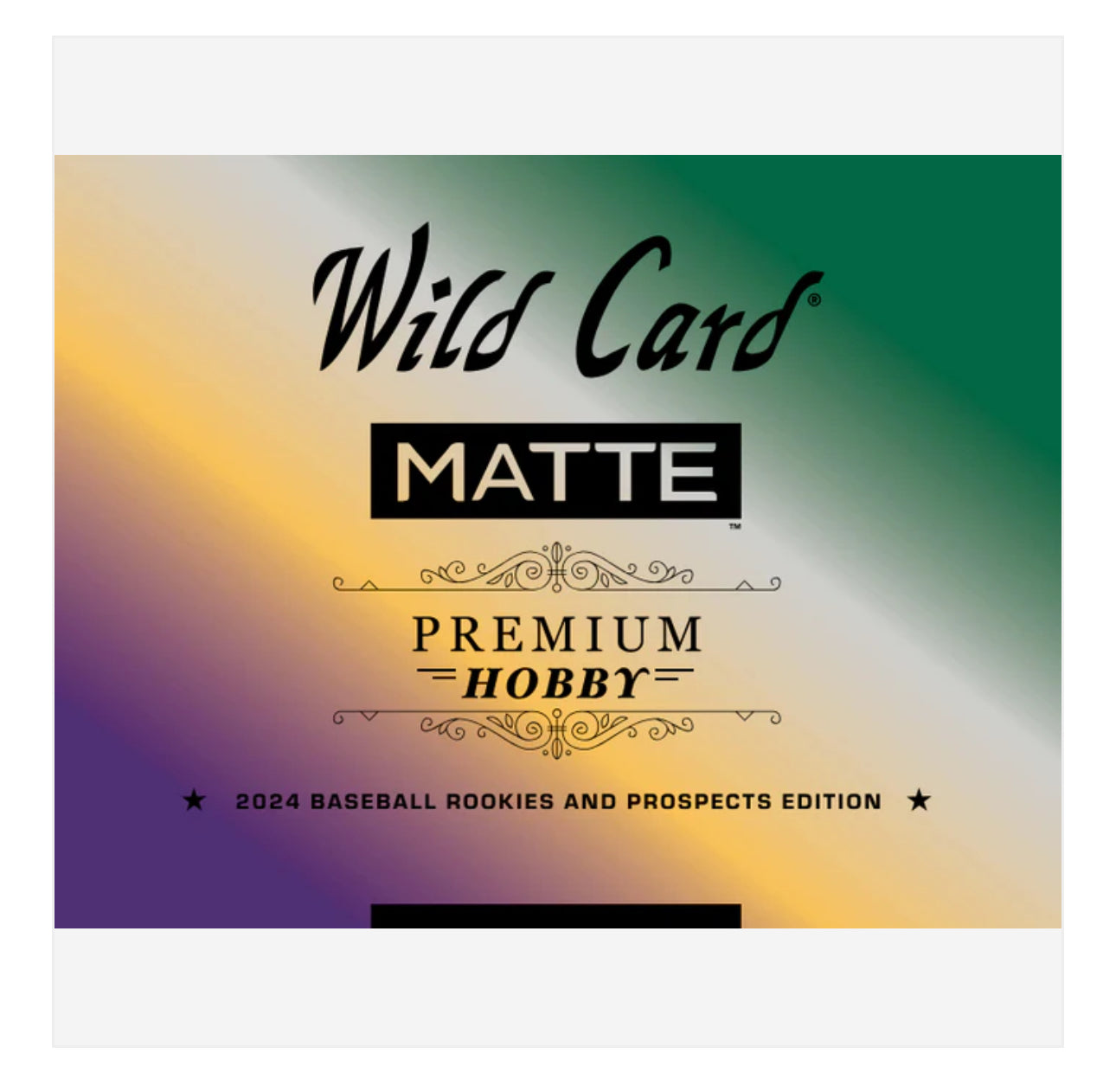 2024 Wild Card Matte Premium Baseball, Hobby Box