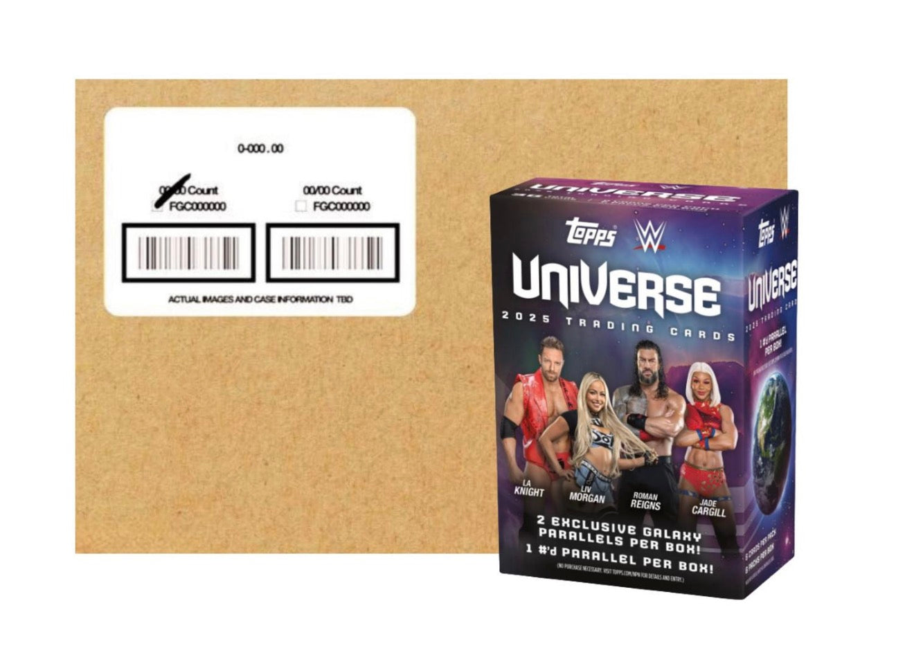 2025 Topps WWE Universe Wrestling 6-Pack Blaster 40-Box Case (2/27)