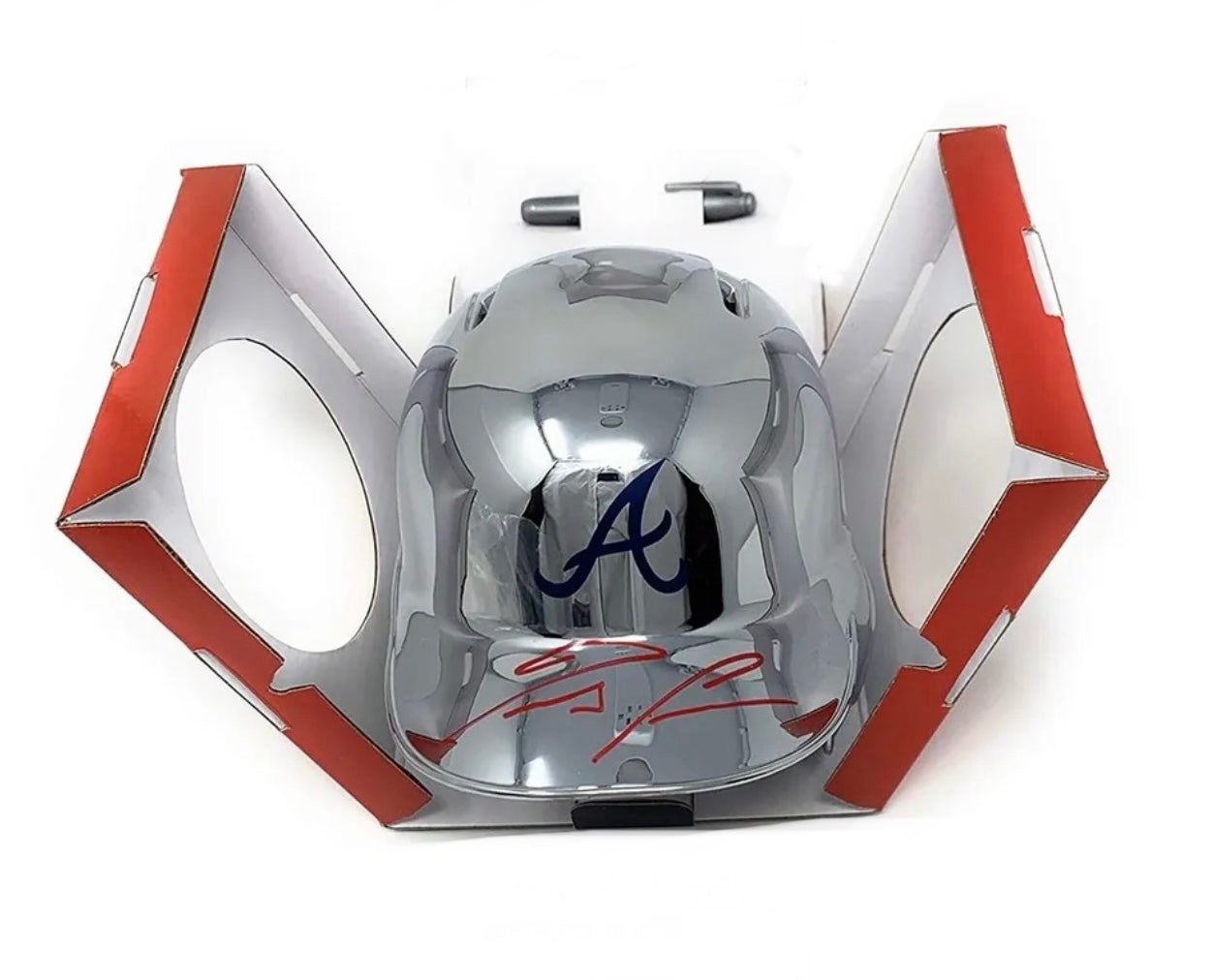 Ronald Acuña Jr. Autographed Atlanta Braves Mini Helmet w/ Beckett COA