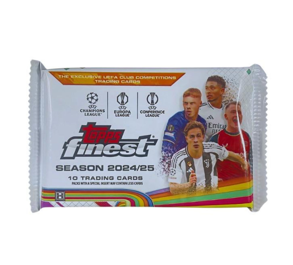 2024-25 Topps UEFA Club Competitions Finest Soccer Hobby Pack