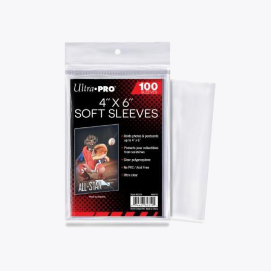Ultra PRO 4" x 6" Soft Sleeves (100-Pack) - Ultra Pro Card Sleeves