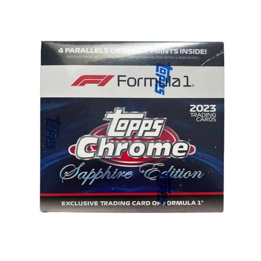 2023 Topps Formula 1 Racing Chrome Sapphire Edition, Hobby Box