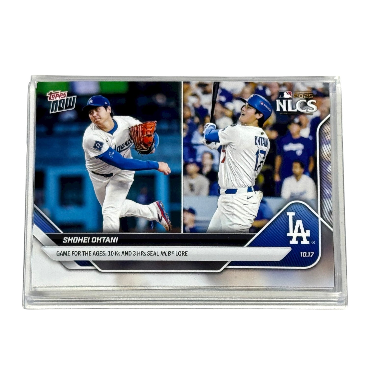 2025 Topps Now MLB Shohei Ohtani NLCS Game For The Ages (10.17.25) #884 10 Ks AND 3 HRs SEAL MLB LORE