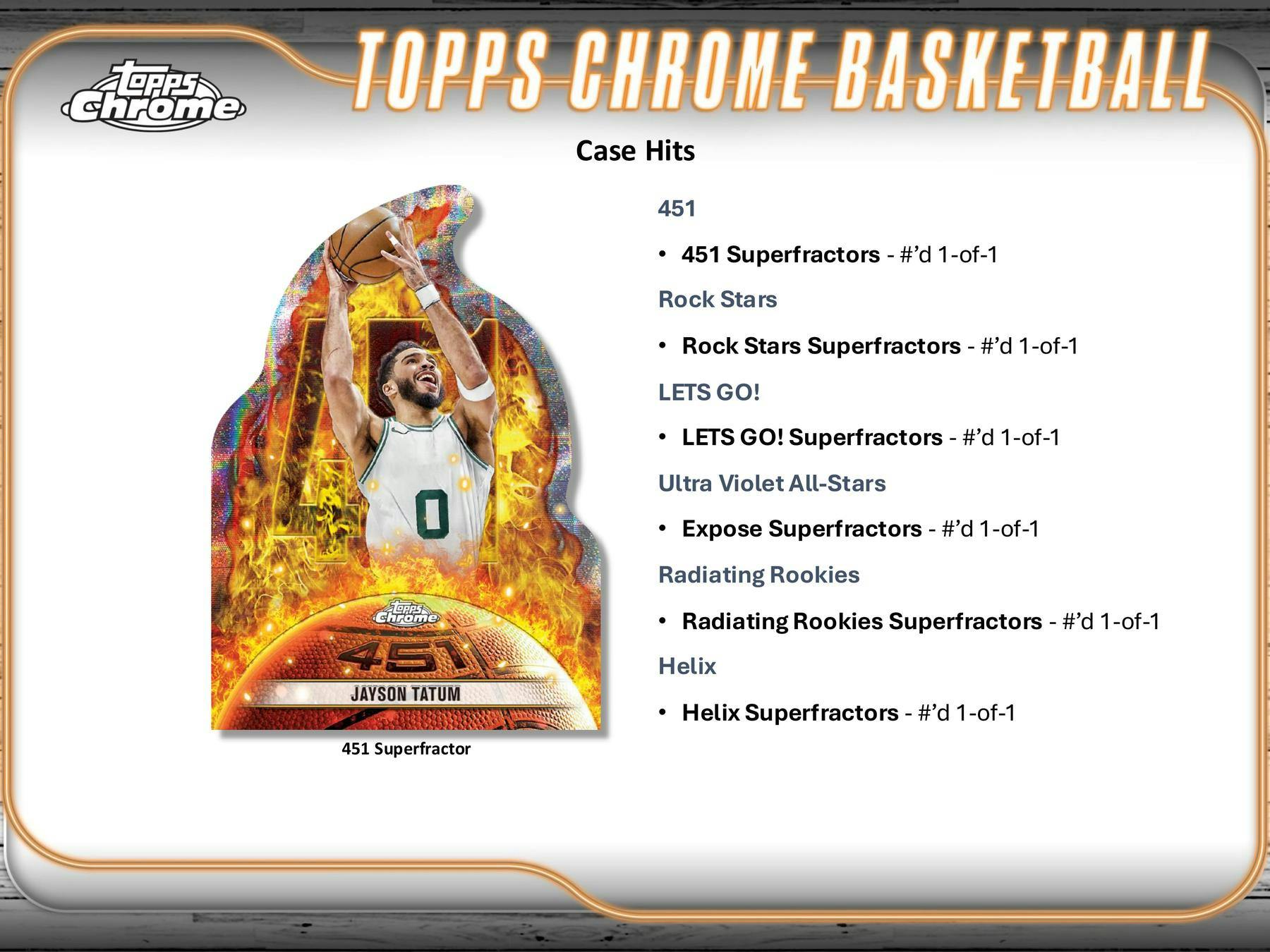 2024-25 Topps Chrome Basketball Hobby Pack (6/12)